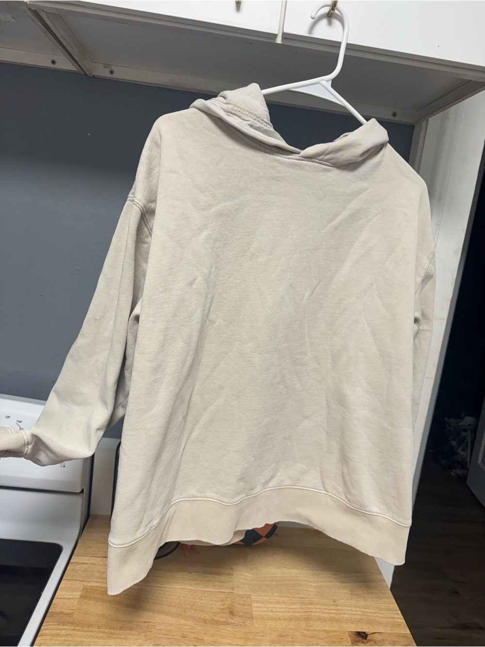 Women’s Cream Hooded Sweatshirt
